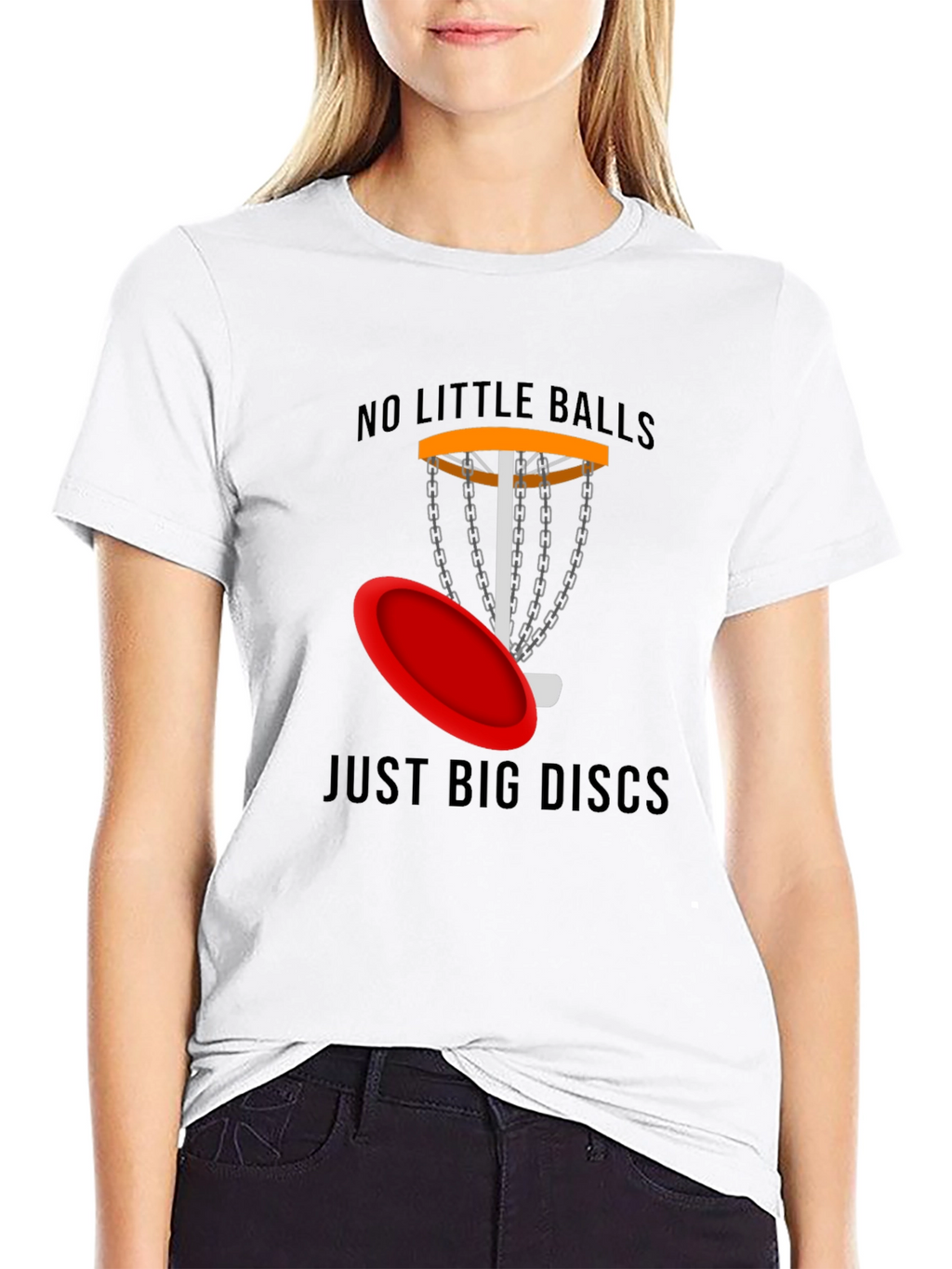 No Little Balls Just Big Discs Tee