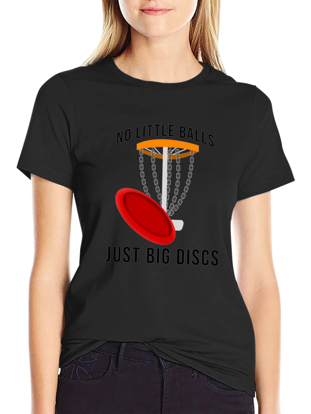 No Little Balls Just Big Discs Tee