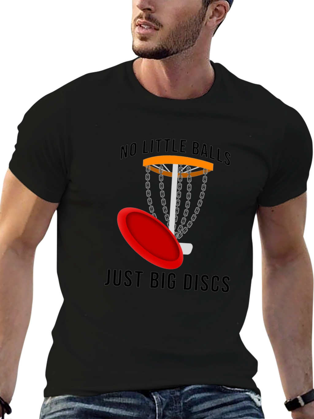 No Little Balls Just Big Discs Tee