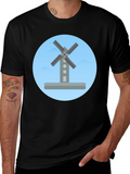 Windmill Graphic Tee -  Modern Stylish Casual