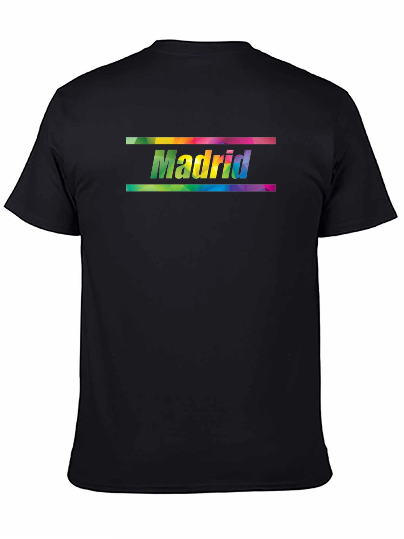 Madrid Rainbow Graphic Print Mens T-Shirt