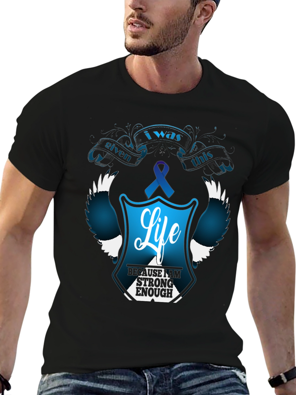 I Was Given This Life T-Shirt - Teal Ribbon