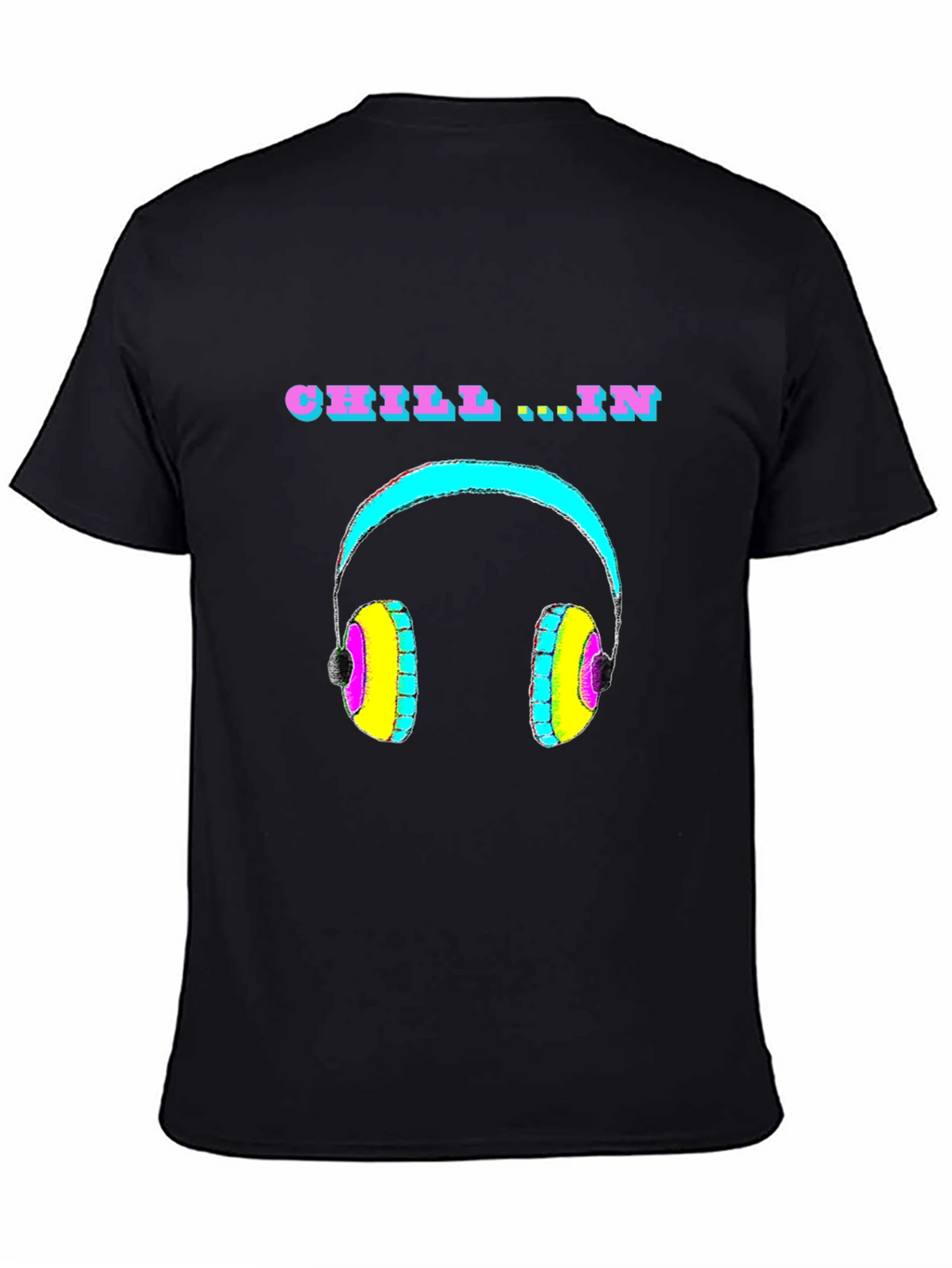 Chill In Headphone Graphic T-Shirt - Relaxed Fit
