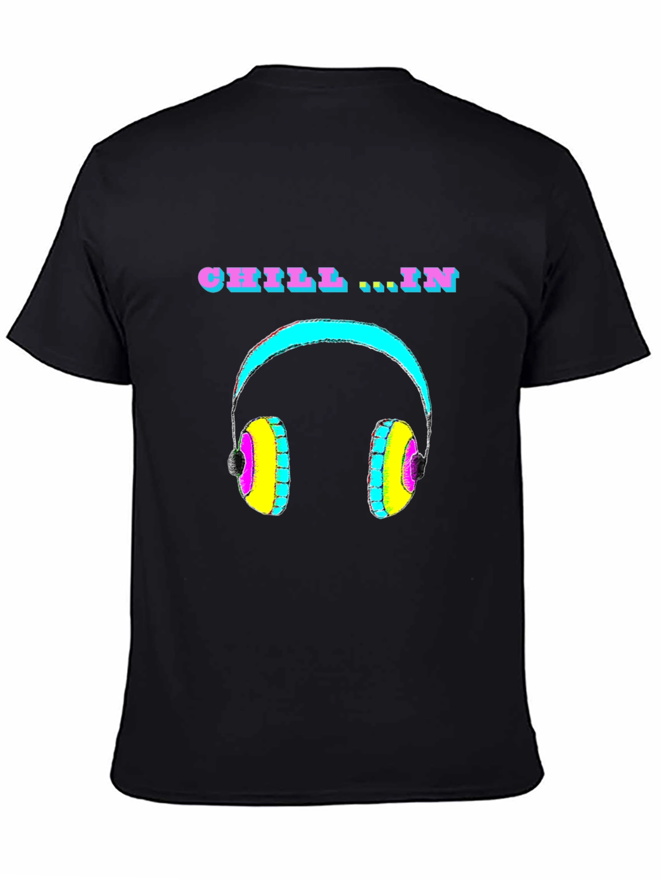 Chill In Headphone Graphic T-Shirt - Relaxed Fit