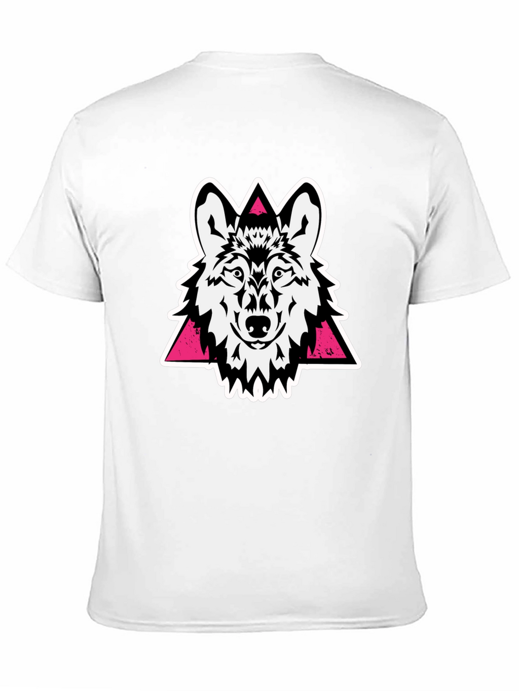 Wolf Graphic Tee - Black Cotton Blend