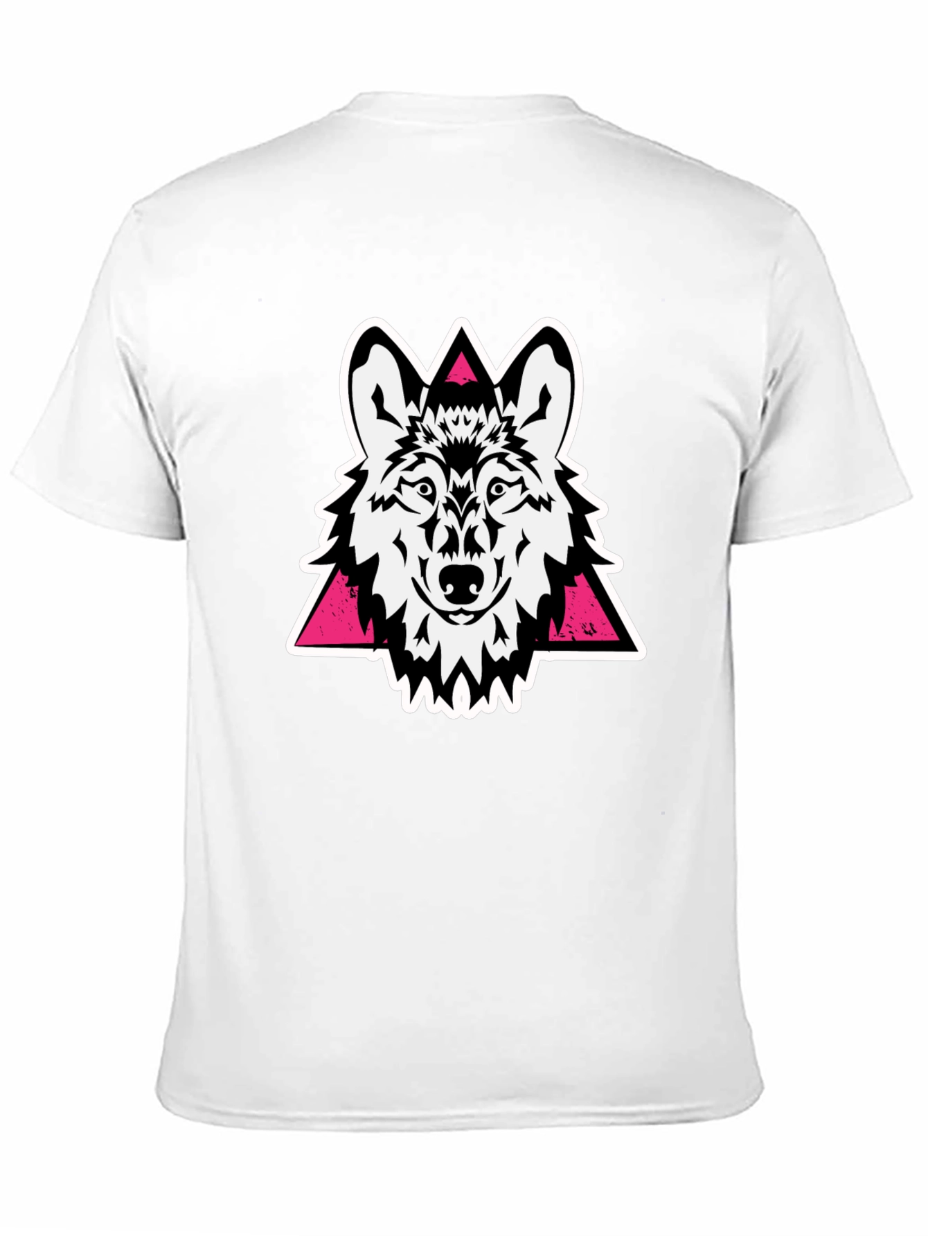 Wolf Graphic Tee - Black Cotton Blend