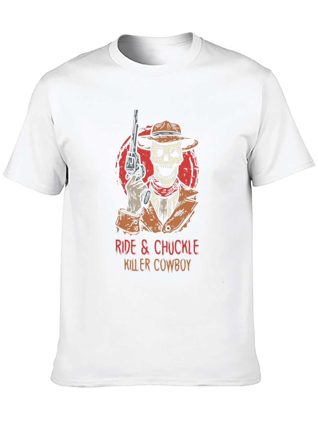 Ride & Chuckle Killer Cowboy Graphic Tee