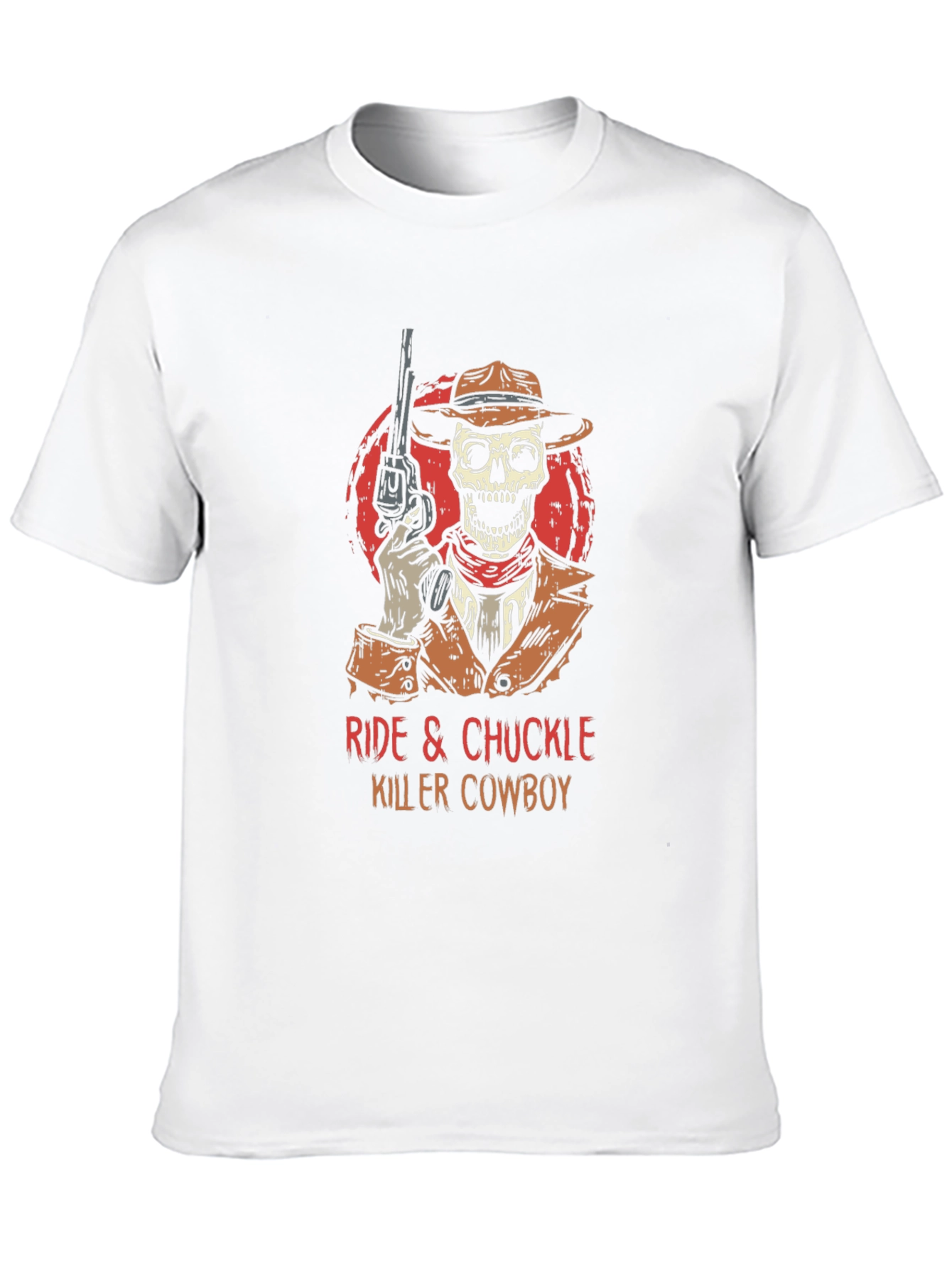 Ride & Chuckle Killer Cowboy Graphic Tee
