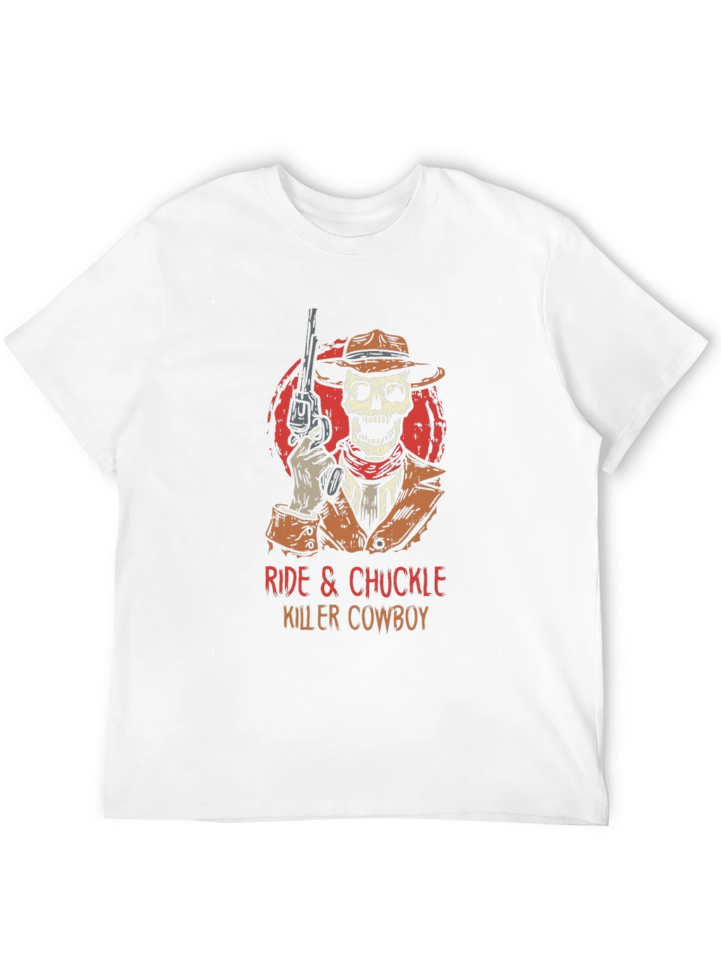 Ride & Chuckle Killer Cowboy Graphic Tee