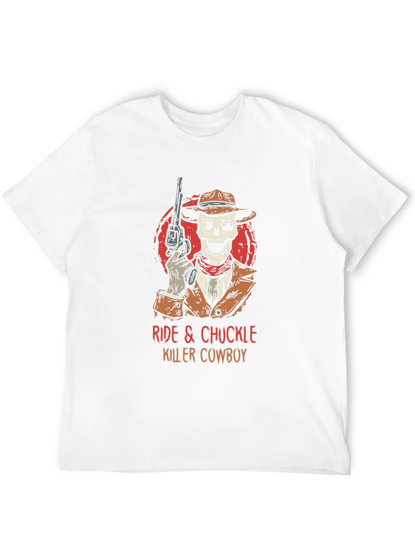 Ride & Chuckle Killer Cowboy Graphic Tee
