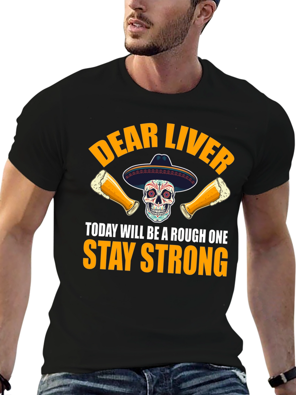 Dear Liver Stay Strong Graphic Tee