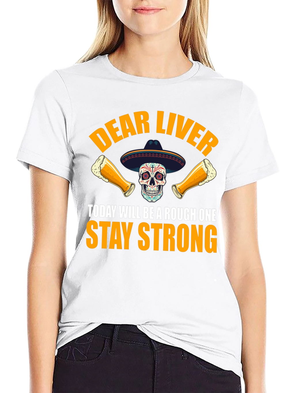 Dear Liver Stay Strong Graphic Tee
