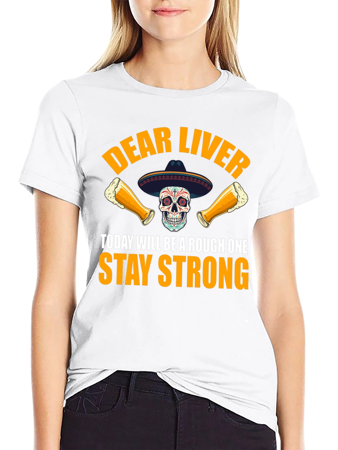 Dear Liver Stay Strong Graphic Tee