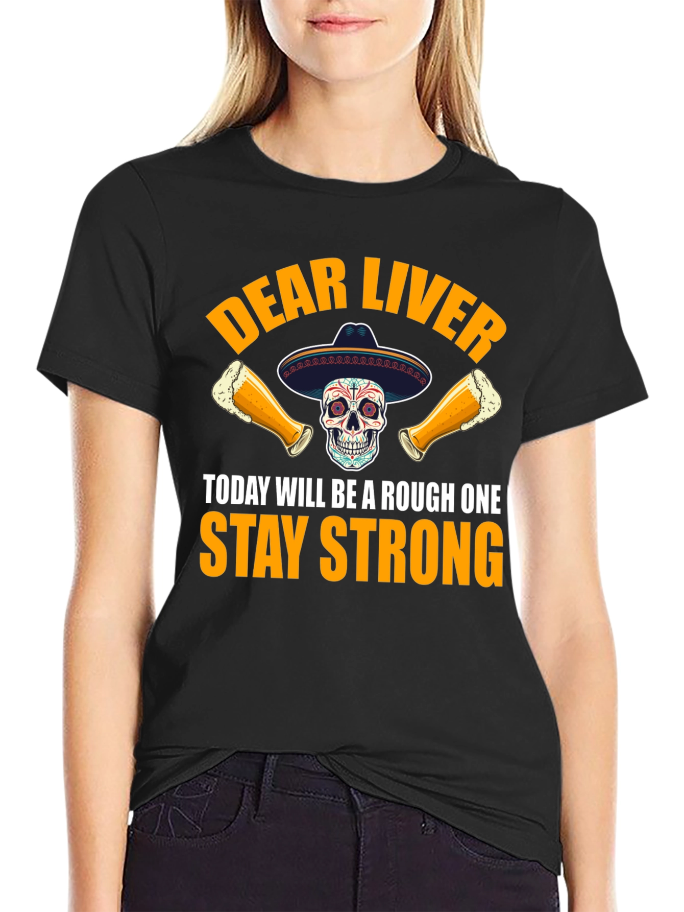 Dear Liver Stay Strong Graphic Tee