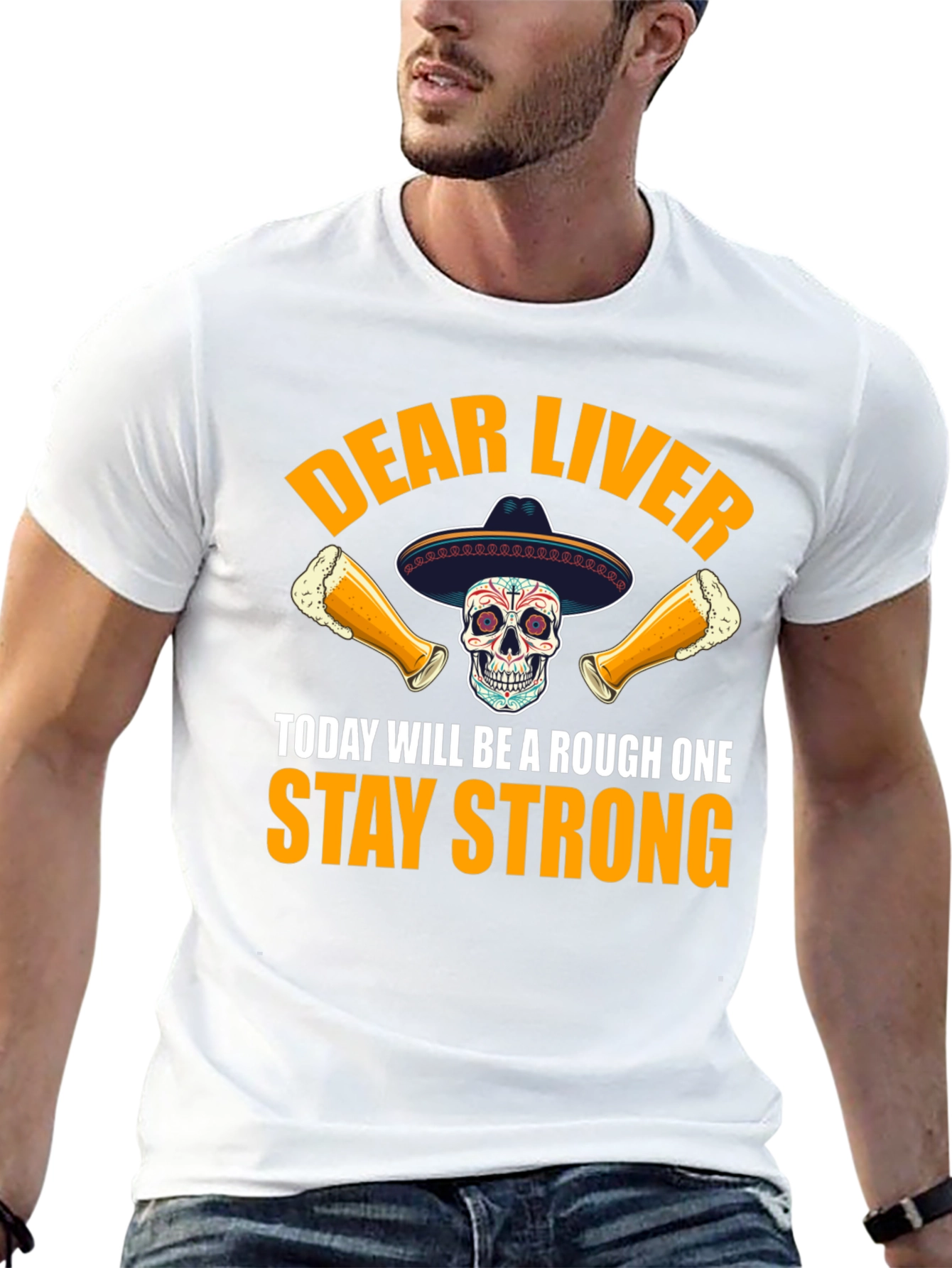 Dear Liver Stay Strong Graphic Tee