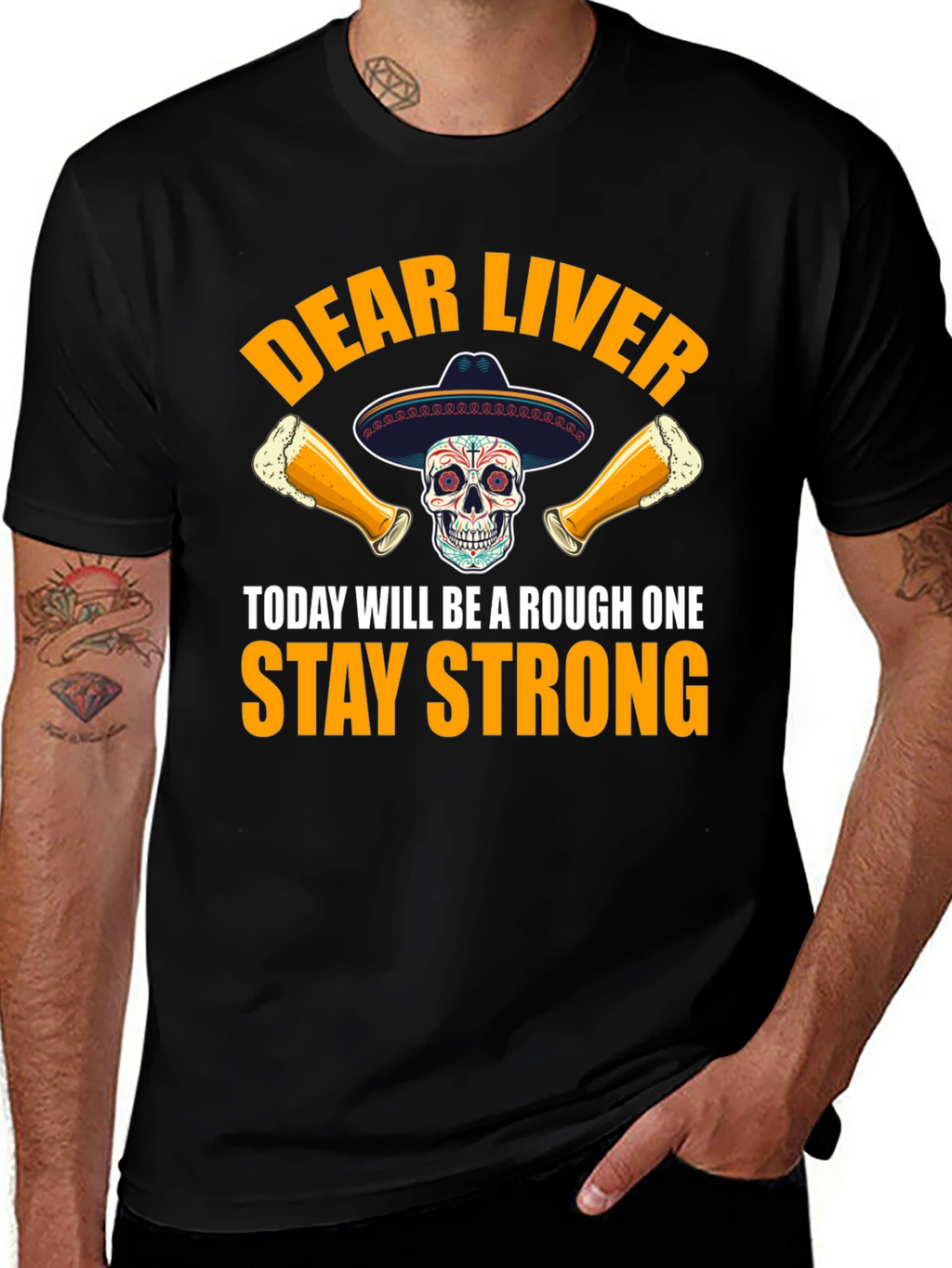 Dear Liver Stay Strong Graphic Tee