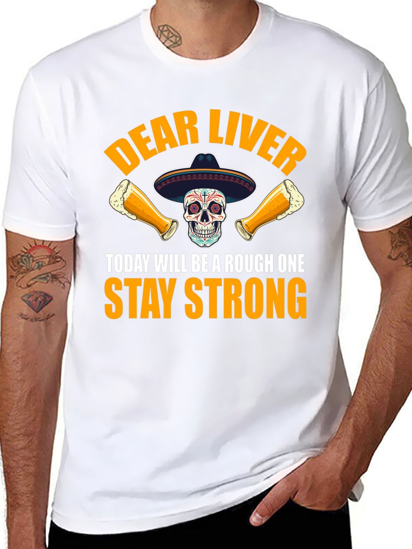 Dear Liver Stay Strong Graphic Tee