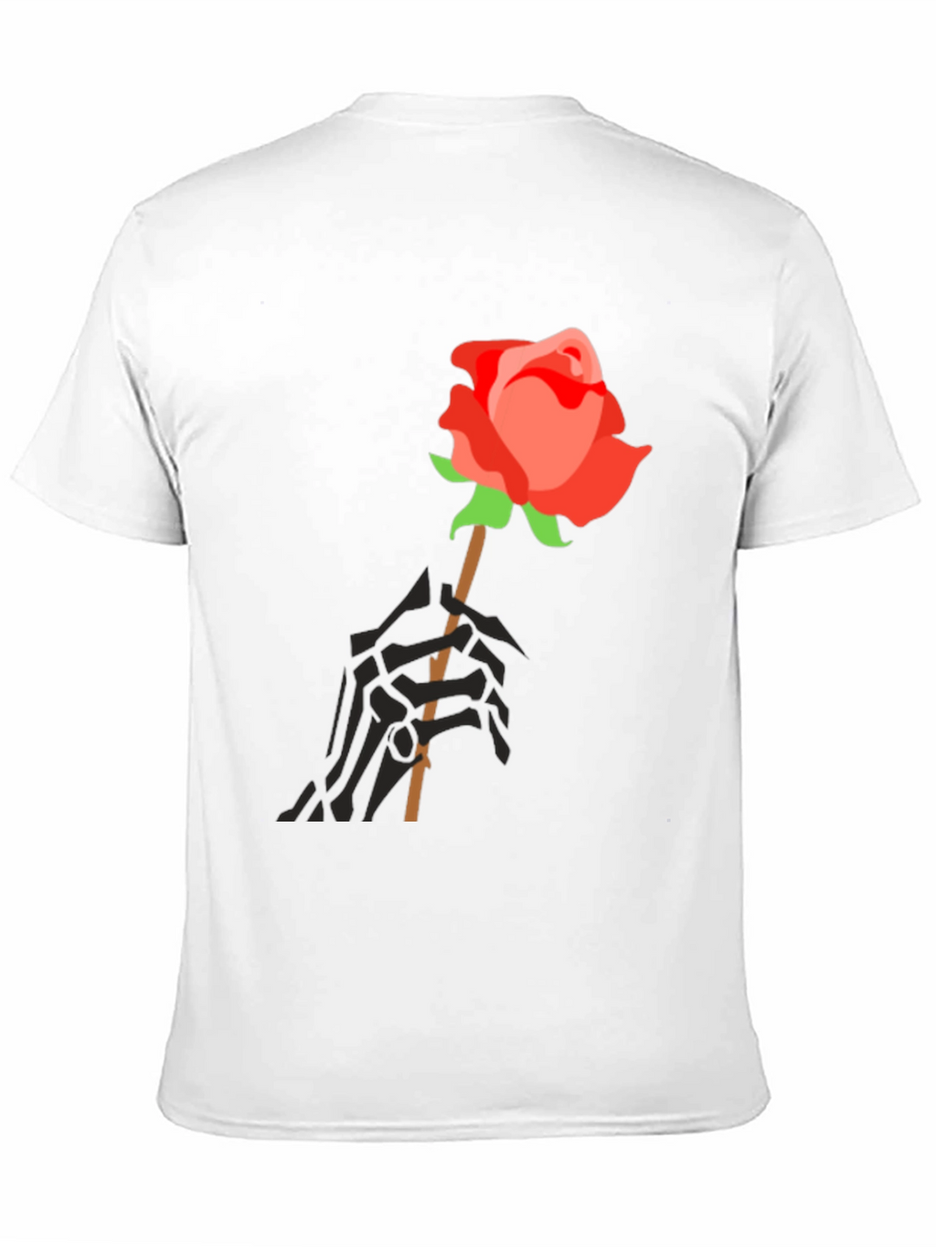 Rose & Skeleton Hand Graphic Tee