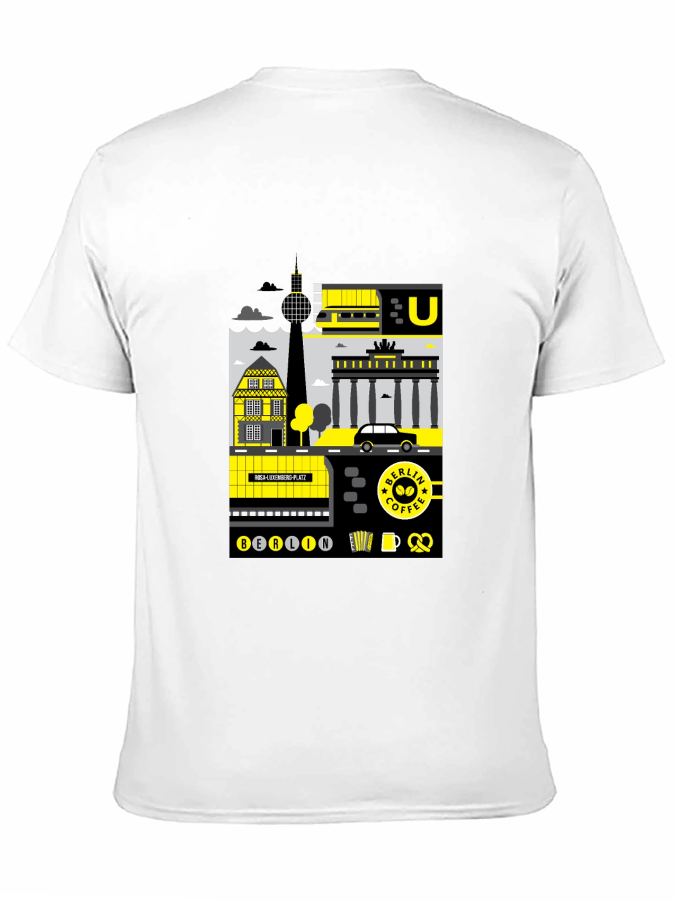 Berlin Landmarks Graphic T-Shirt