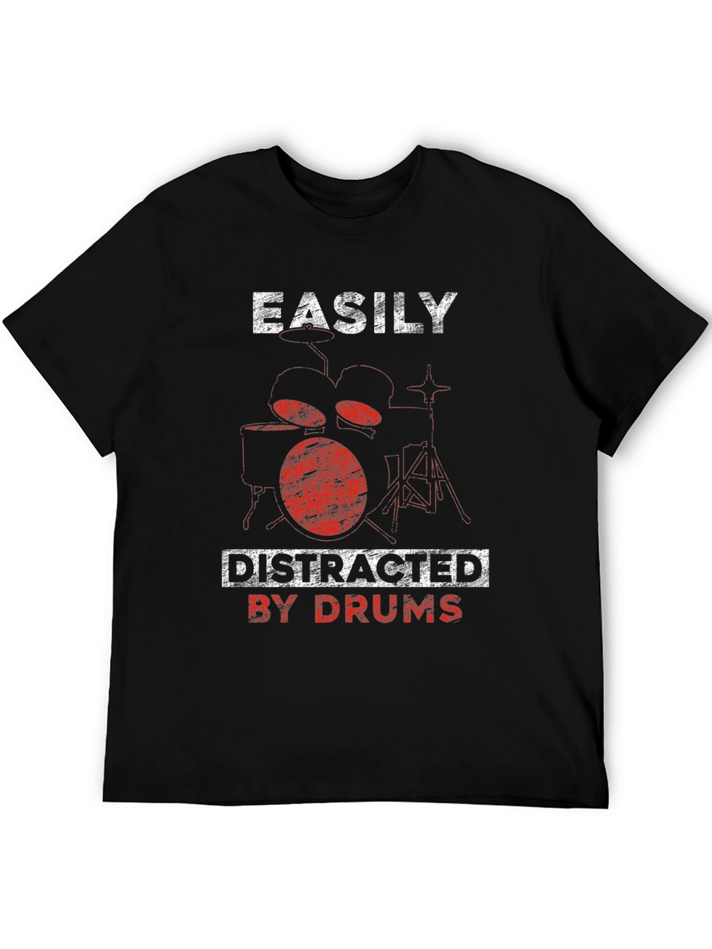 Easily Distracted By Drums Graphic Tee