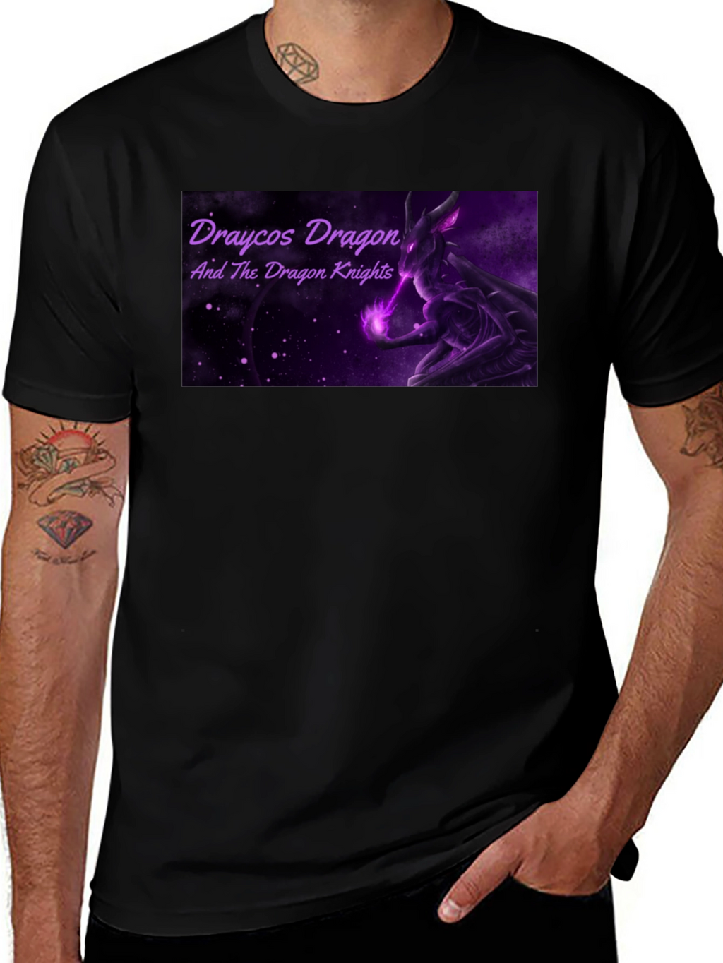 Draycos Dragon & Dragon Knights Black T-Shirt