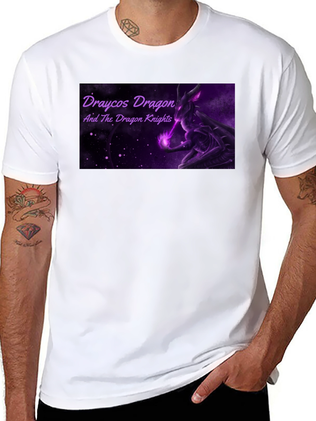Draycos Dragon & Dragon Knights Black T-Shirt