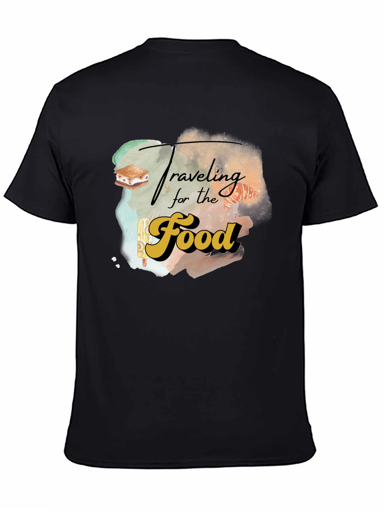 Traveling for the Food Graphic T-Shirt