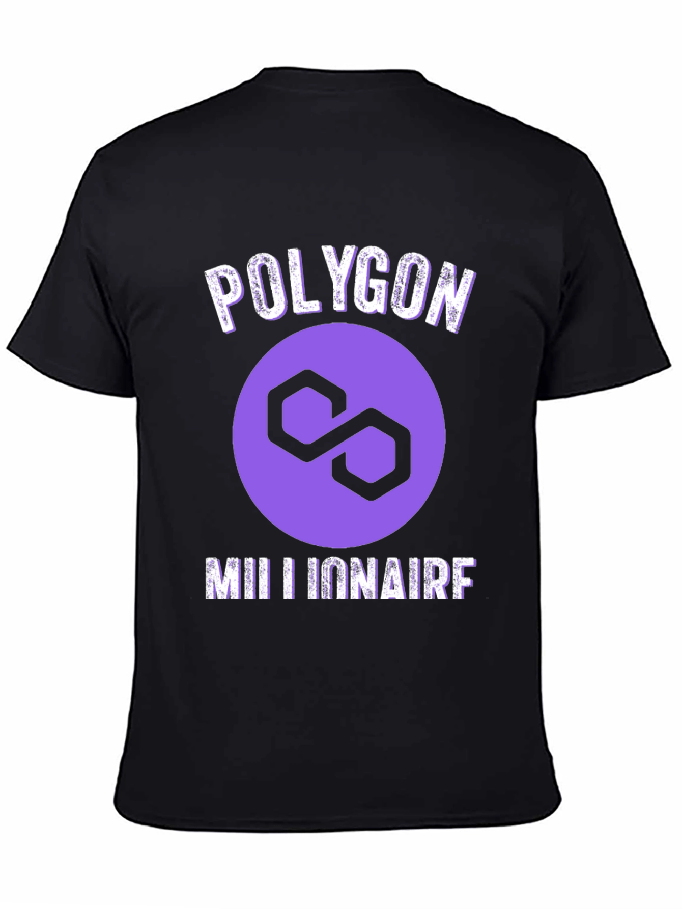 Polygon Millionaire Graphic Tee - Crypto HODL