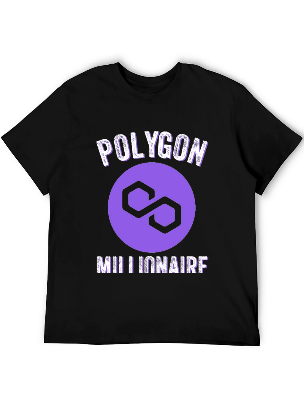 Polygon Millionaire Graphic Tee - Crypto HODL