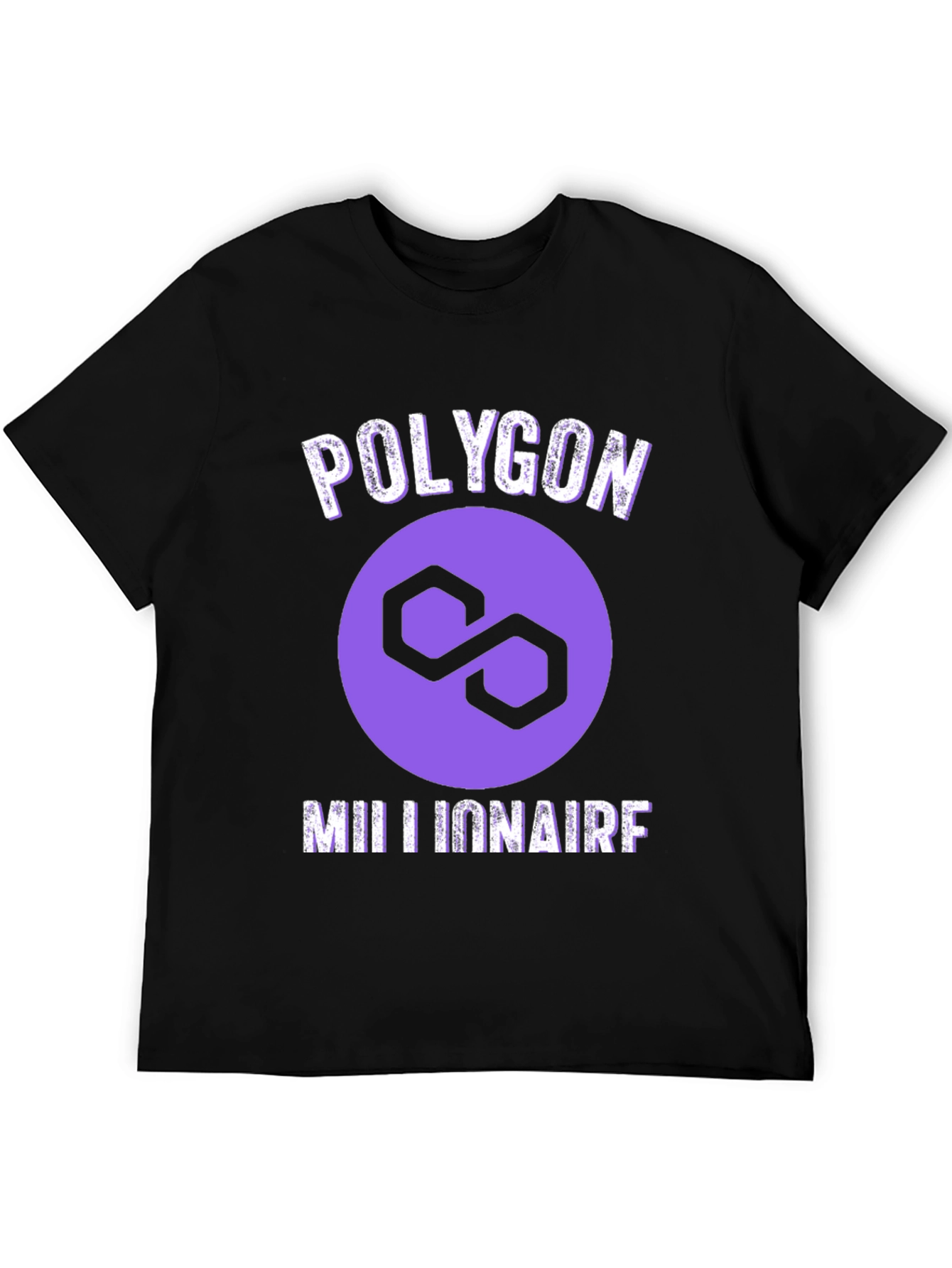Polygon Millionaire Graphic Tee - Crypto HODL