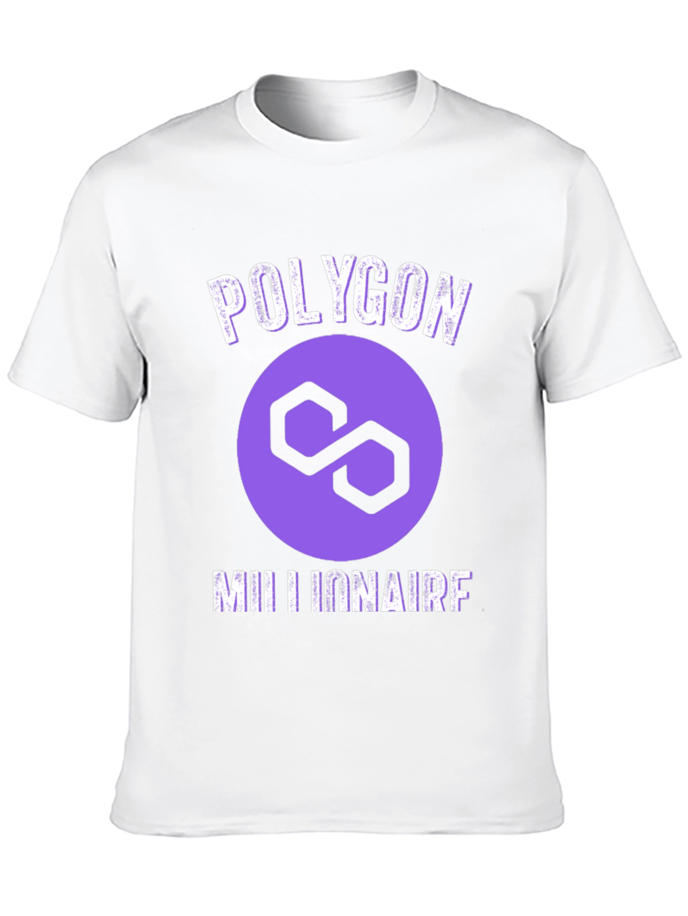 Polygon Millionaire Graphic Tee - Crypto HODL