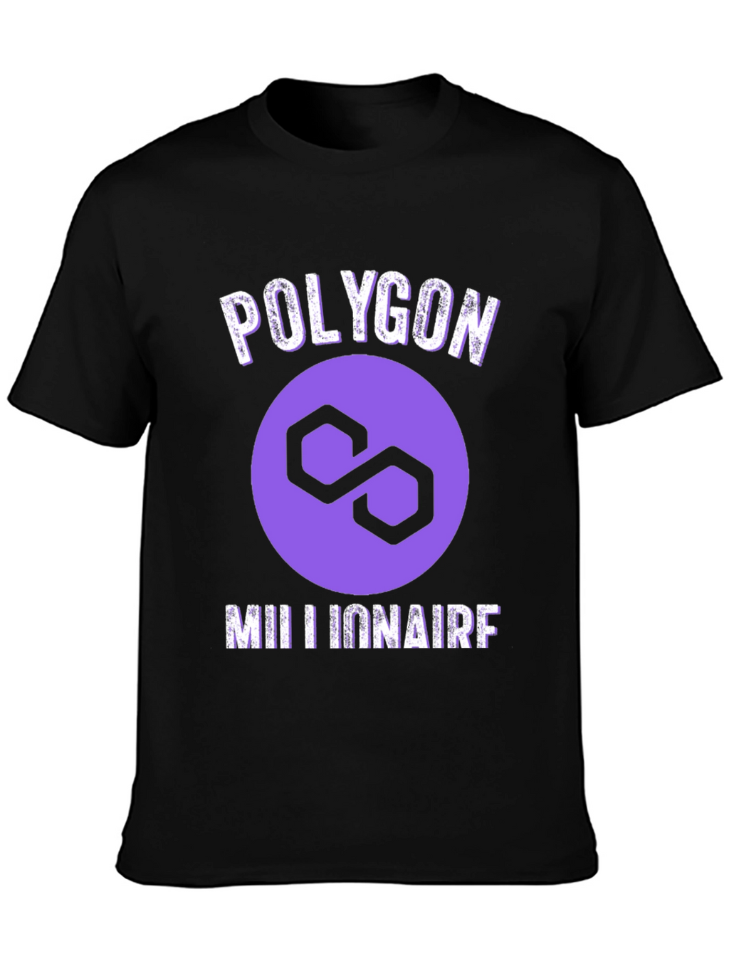 Polygon Millionaire Graphic Tee - Crypto HODL
