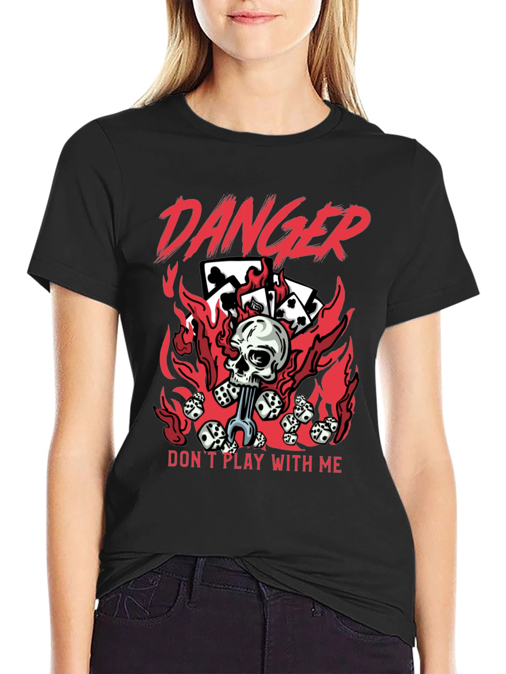 Danger Dont Play With Me Graphic Tee