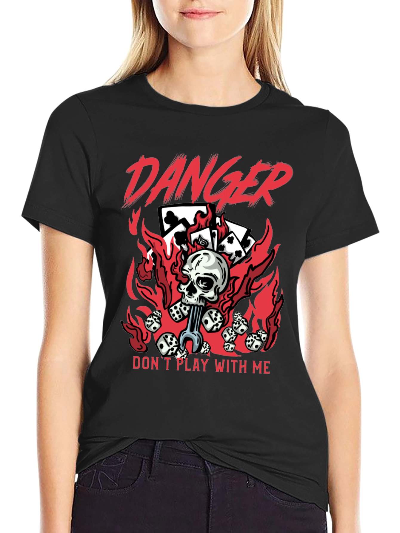 Danger Dont Play With Me Graphic Tee