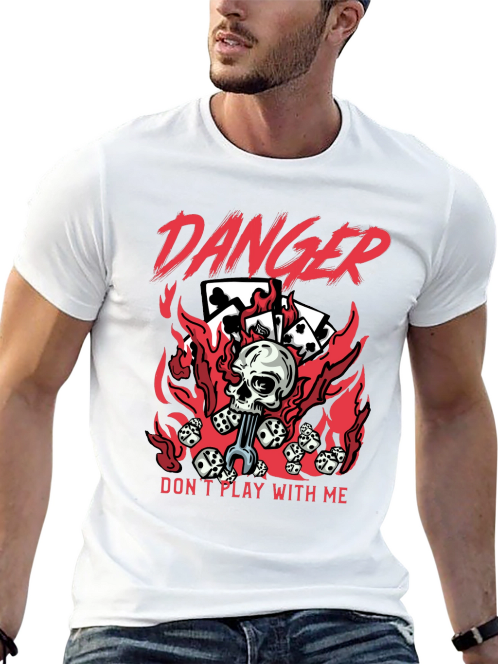 Danger Dont Play With Me Graphic Tee