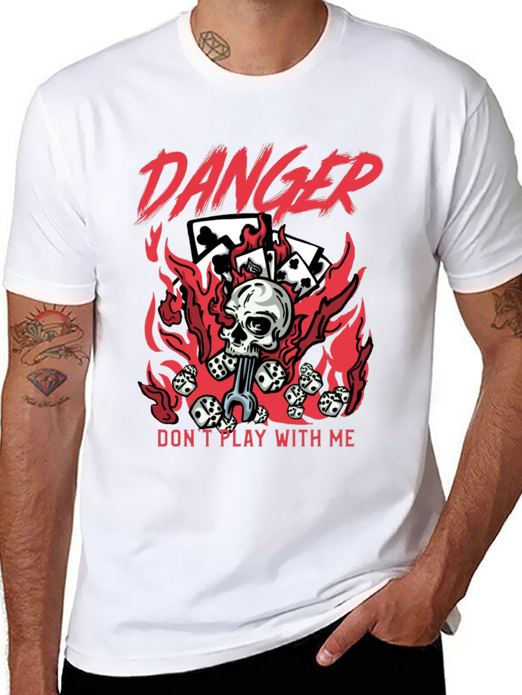 Danger Dont Play With Me Graphic Tee