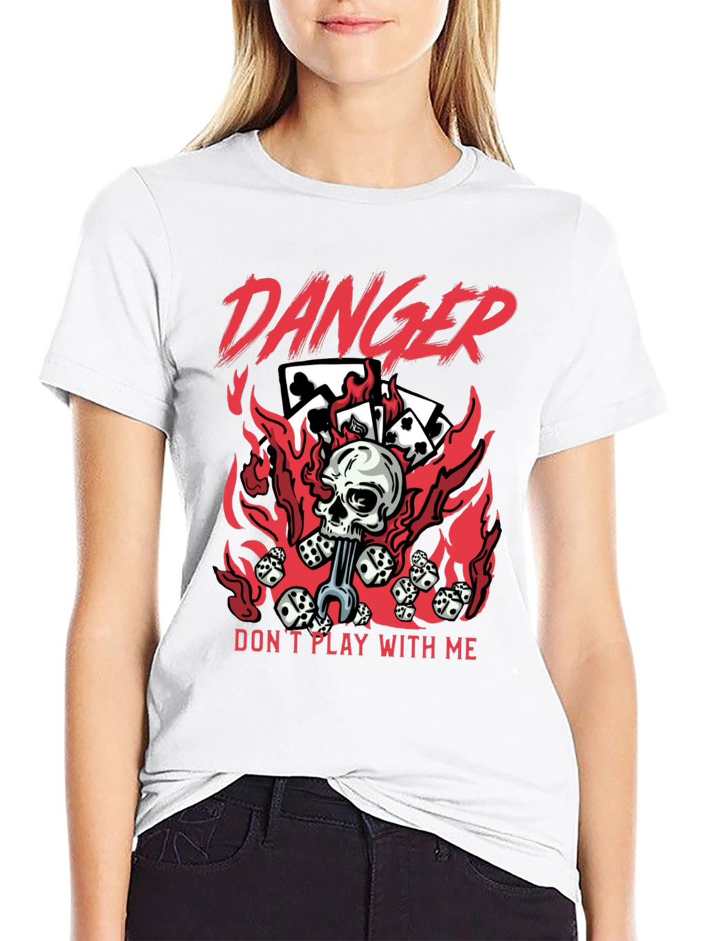 Danger Dont Play With Me Graphic Tee