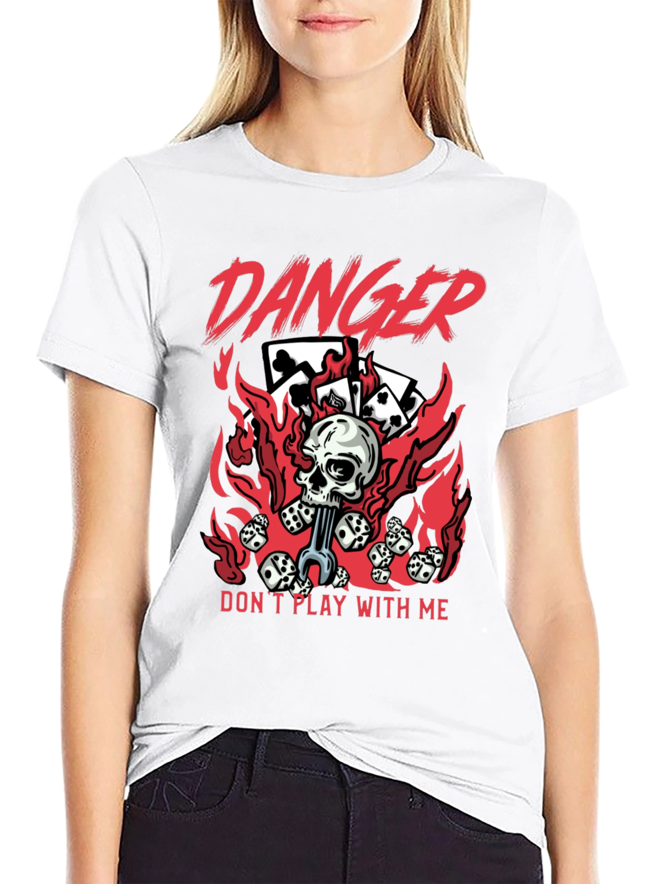 Danger Dont Play With Me Graphic Tee