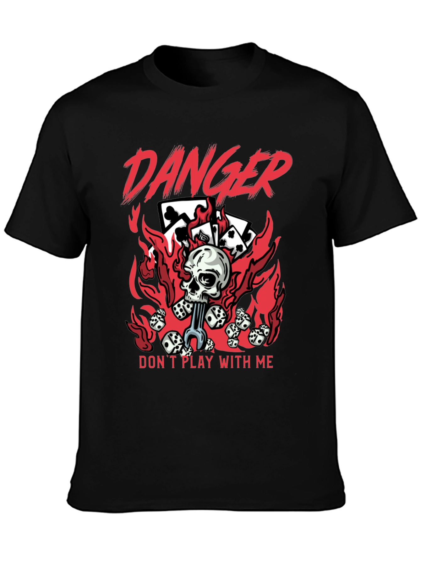 Danger Dont Play With Me Graphic Tee