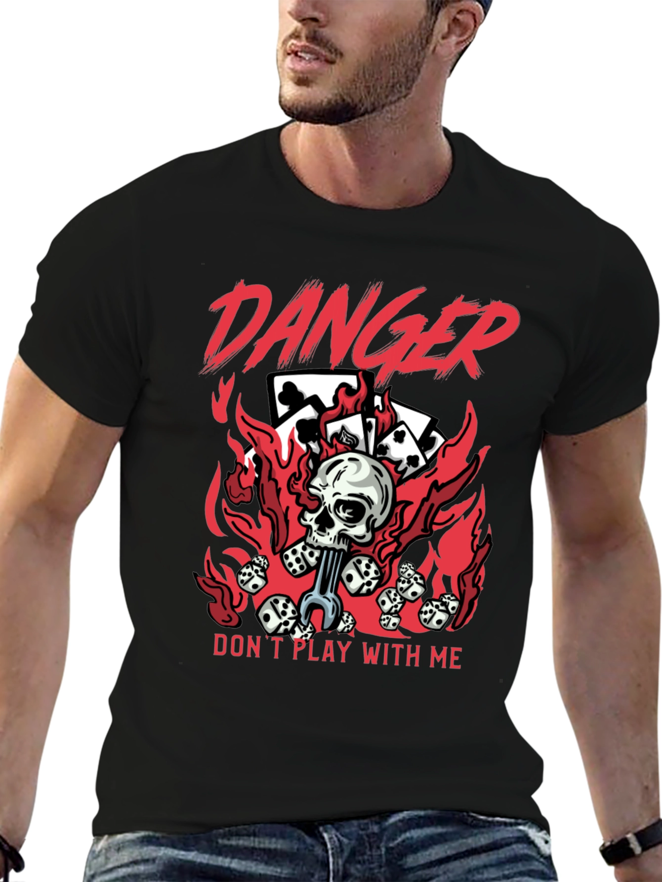 Danger Dont Play With Me Graphic Tee
