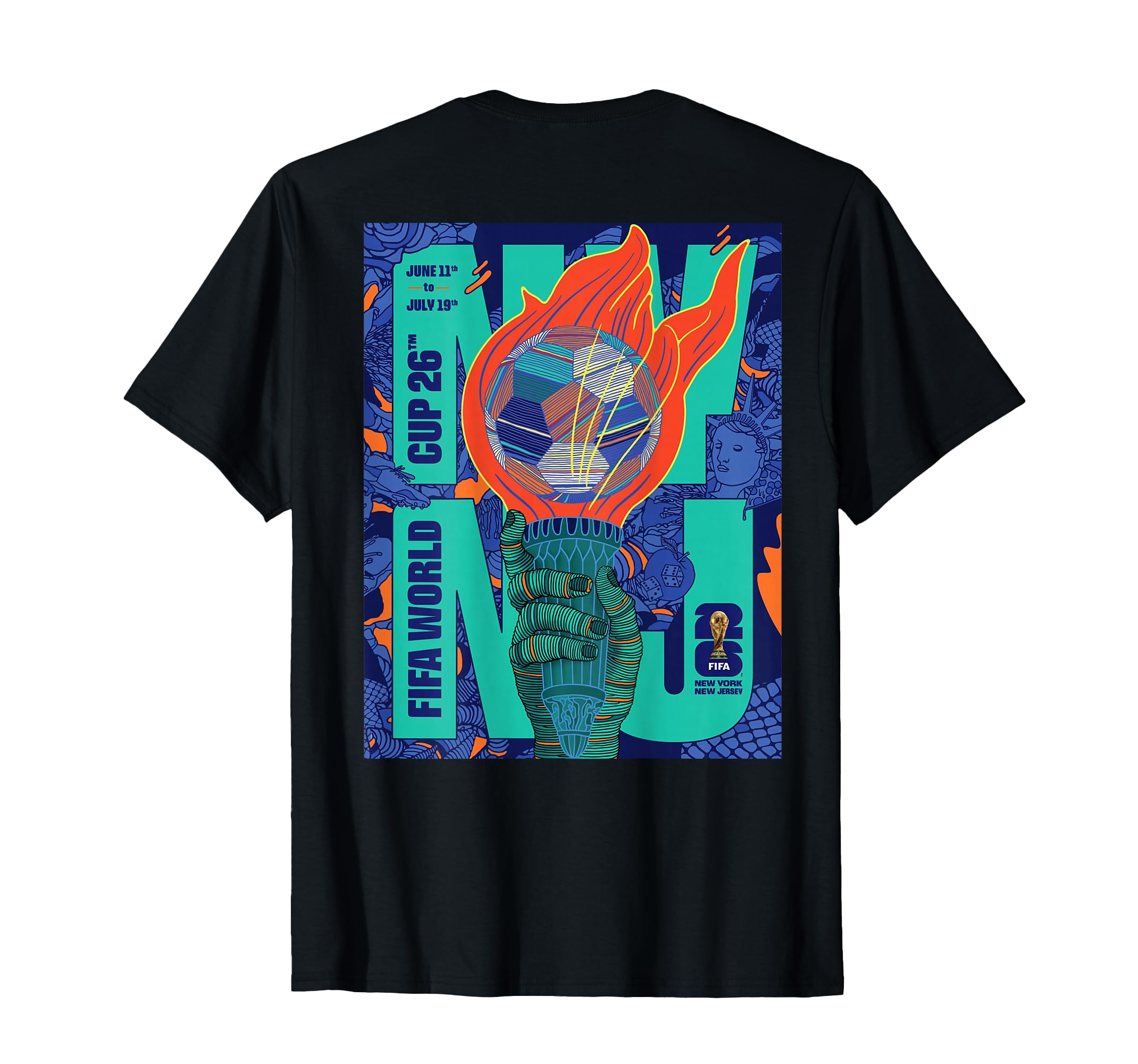 FIFA World Cup 26 New York New Jersey Graphic T-Shirt