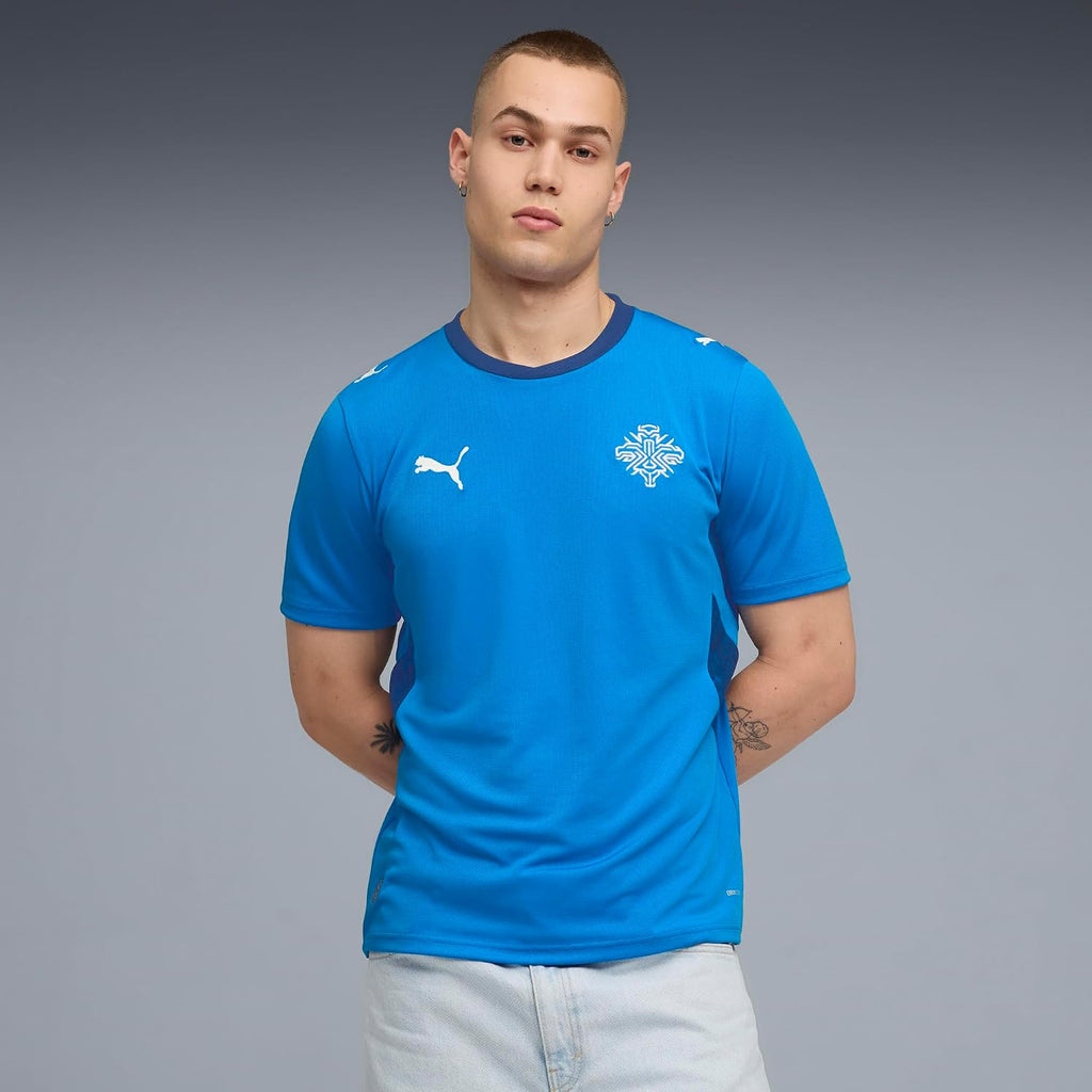 Men's Iceland Home Soccer Jersey - Replica Style