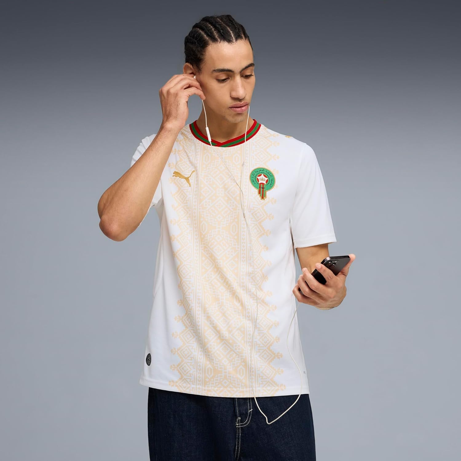 Men's Morocco Away Soccer Jersey