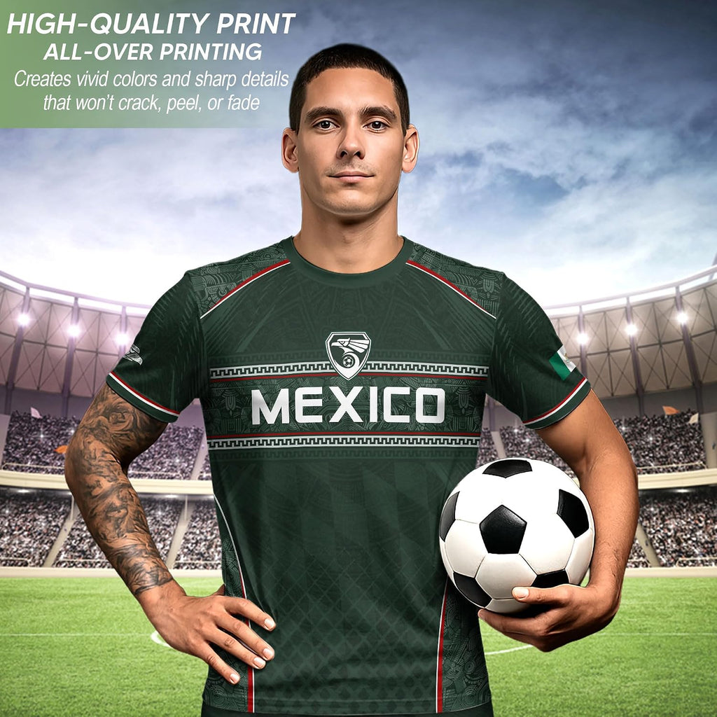 Mexico Soccer Jersey for Men - Lightweight Cloth Style