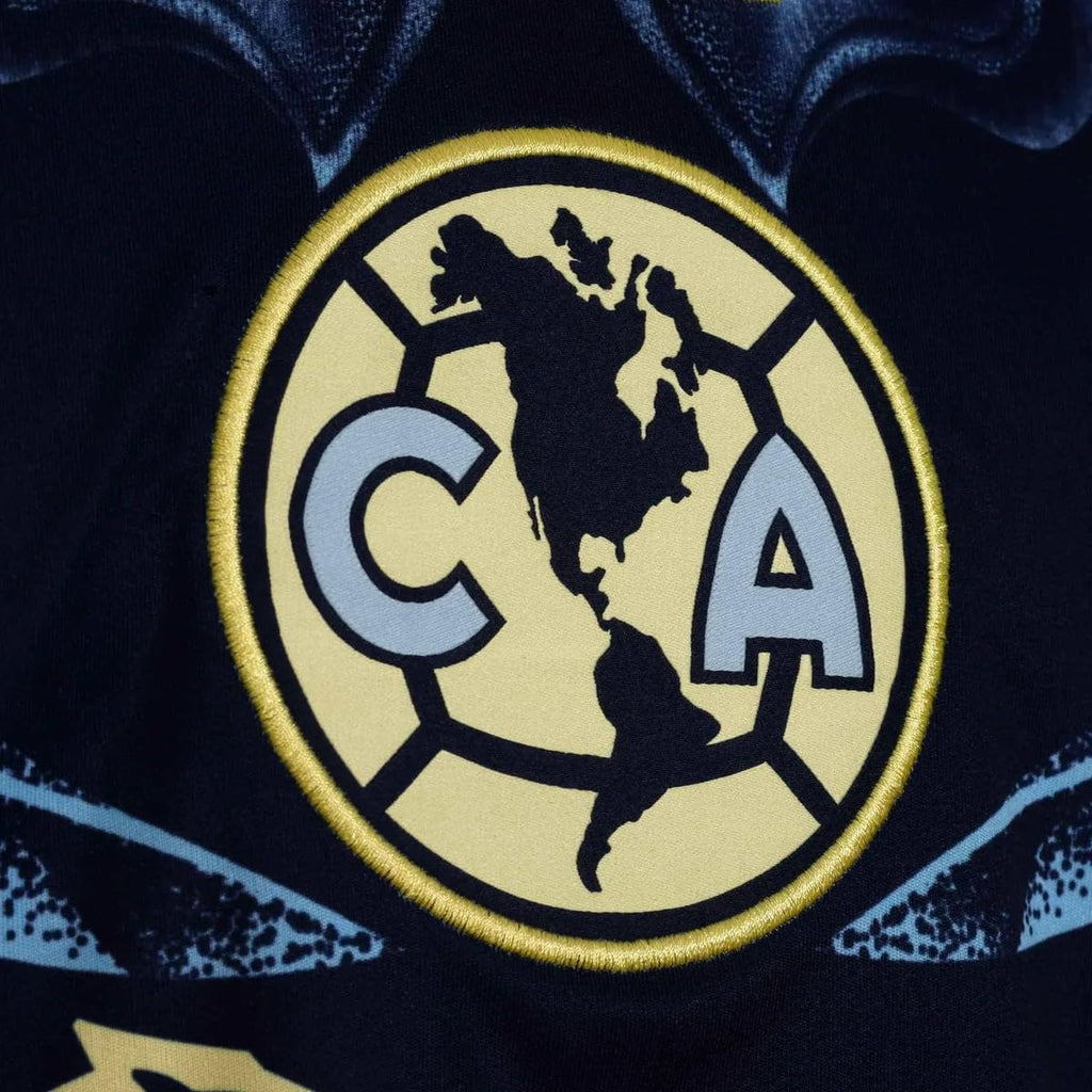 Club America Away Men's Long Sleeve Soccer Jersey