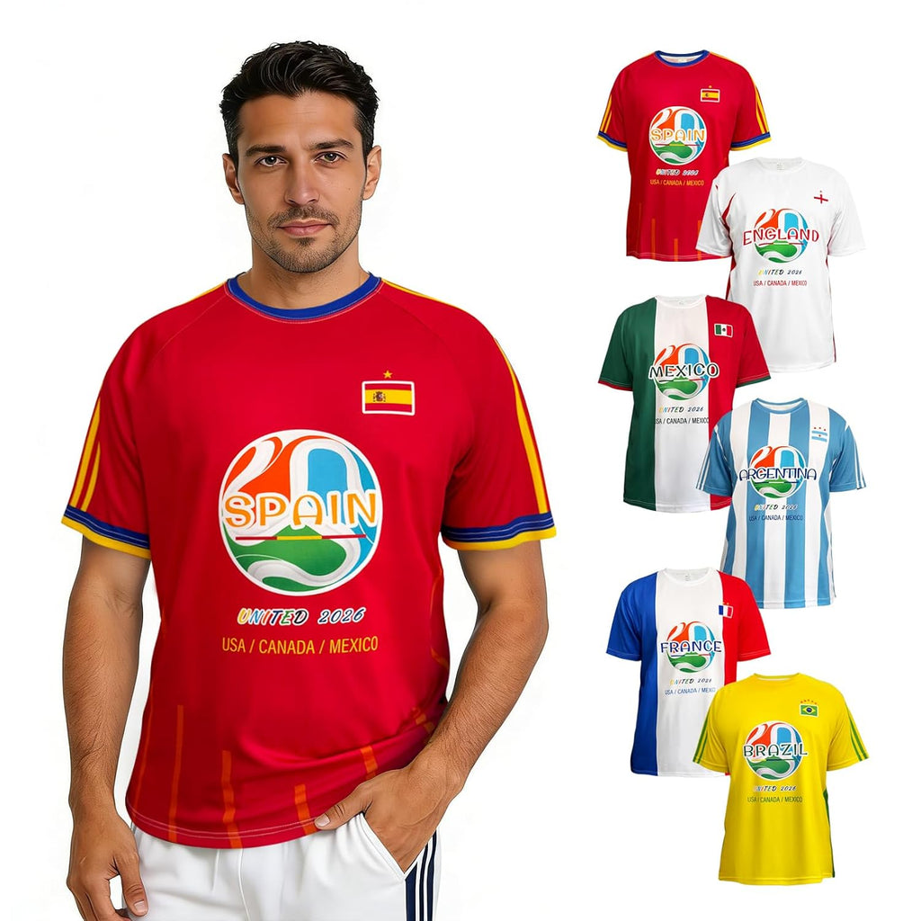 Soccer Jersey Size S-L, Breathable Fan Jersey for Team USA