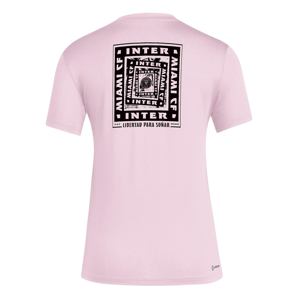 Women's Inter Miami Pre-Game Short Sleeve Soccer T-Shirt