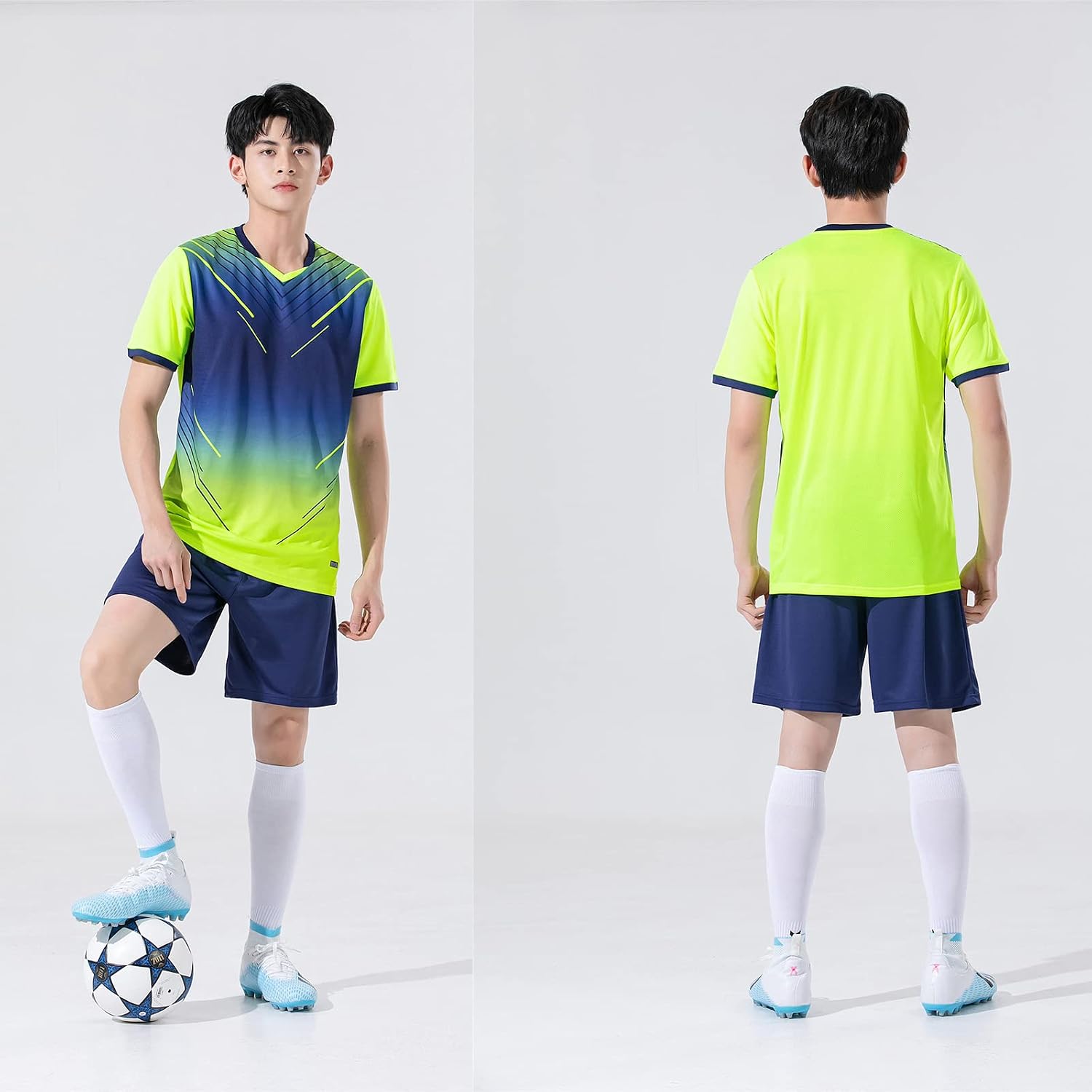 Custom Kids & Adults Soccer Jersey Set with Name, Number & Team Logo