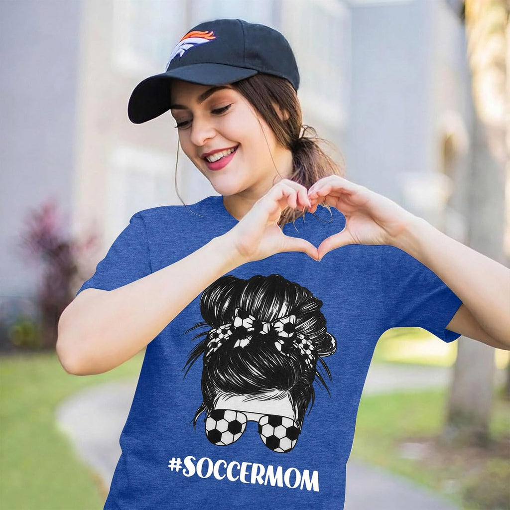 Women's Soccer Heart T-Shirt – Short Sleeve Game Day Tee