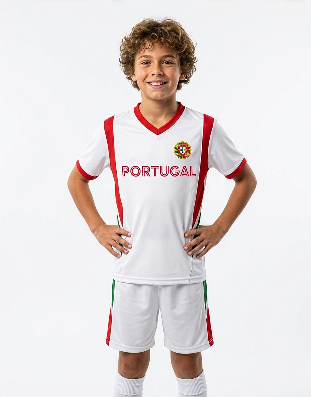 Youth Soccer Jersey - Country Flag Style Performance Cloth Shirt